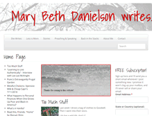Tablet Screenshot of marybethdanielson.com
